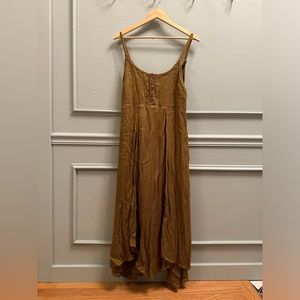 Free People Mustard Long Dress